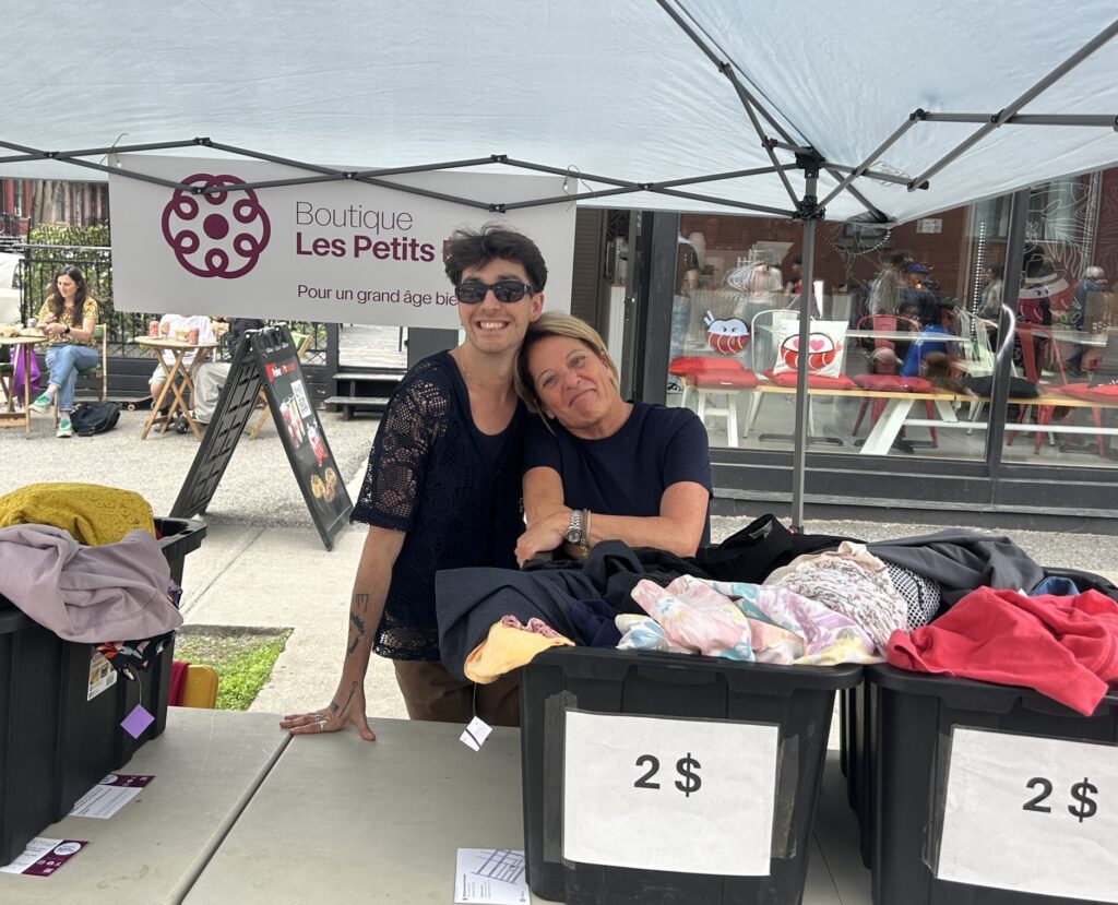 Friperie solidaire, avenue piétonne et consommation responsable.